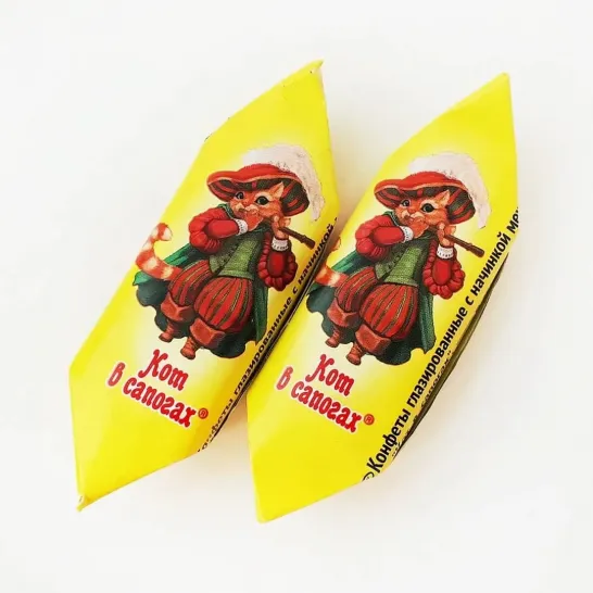 Конфета Кот в сапогах КФ им. Крупской